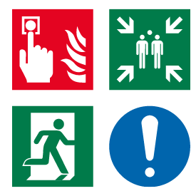 fire safety signs