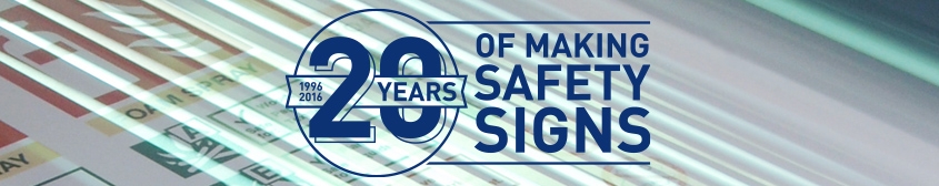 WE'RE CELEBRATING 20 YEARS OF PRINTING AND MAKING SAFETY SIGNS
