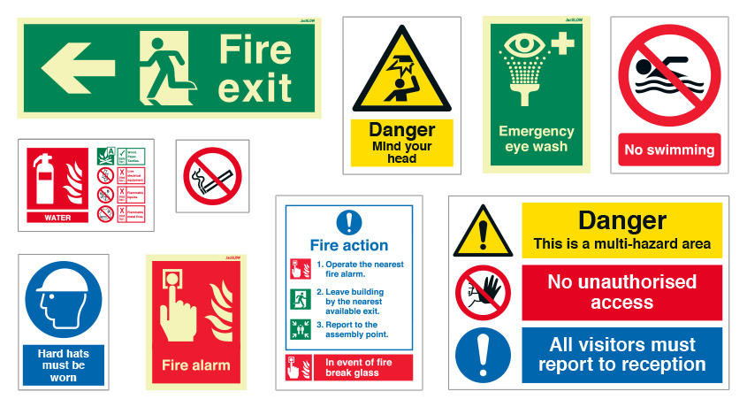 factory safety signs