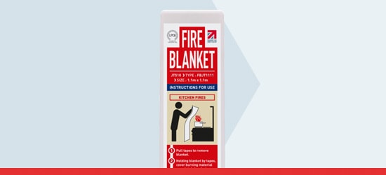 Square Pack Fire Blanket