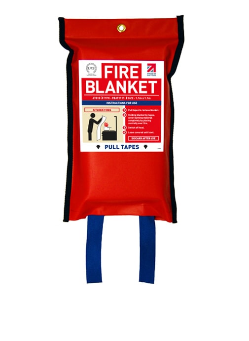 Flat Pack Fire Blanket 1.1m x 1.1m