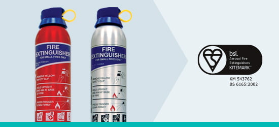 Aerosol Range Powder Fire Extinguisher