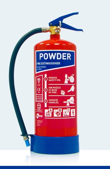 Fire Extinguisher Types and Colours - Powder