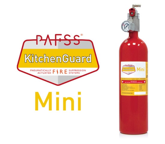 PAFSS KitchenGuard Mini Residential Kitchen Fire Suppression System