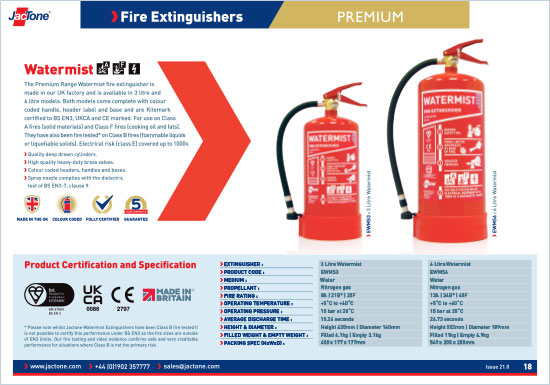 Fire Safety Equipment Catalogue Fire Extinguishers