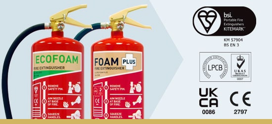 Premium Range Foam Fire Extinguishers