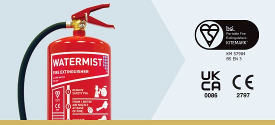 Premium Range Water Mist Fire Extinguishers