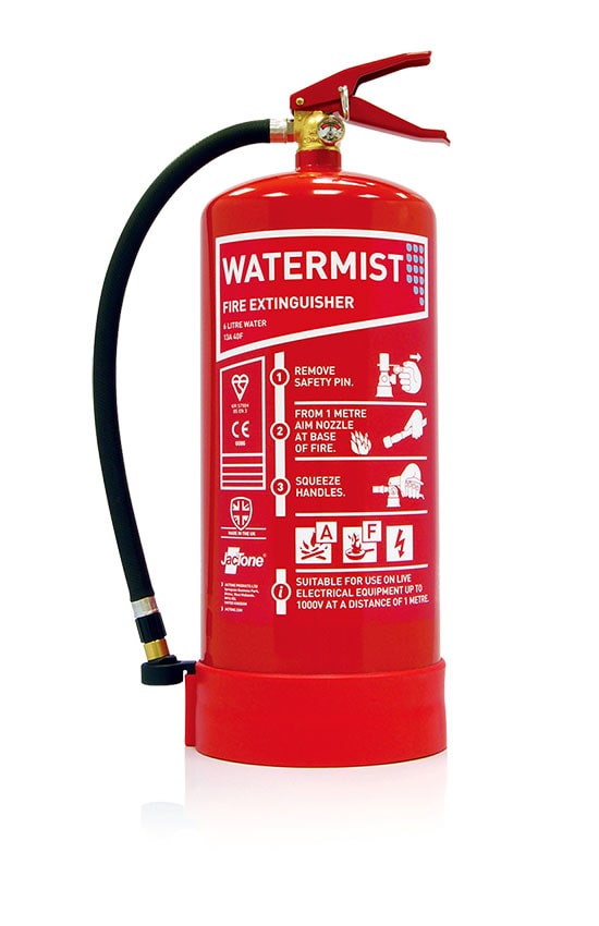 Premium Range 6 Litre Watermist Fire Extinguisher