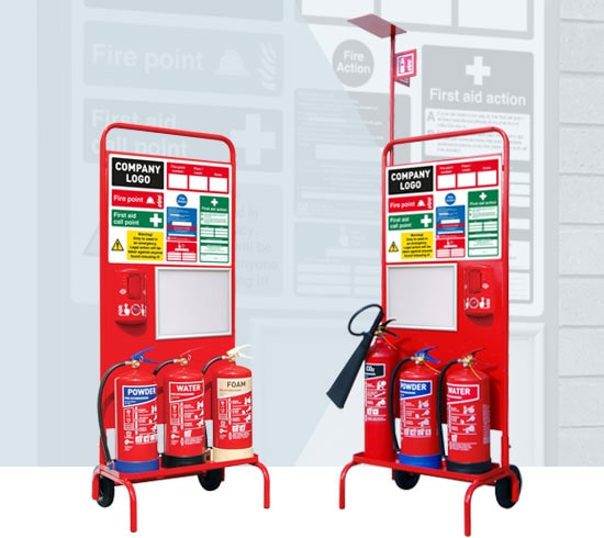 Large Fire Point Trolleys
