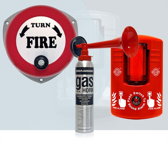 Fire Gas Horn - Air Horn Alarm > Standalone Site Fire Alarms