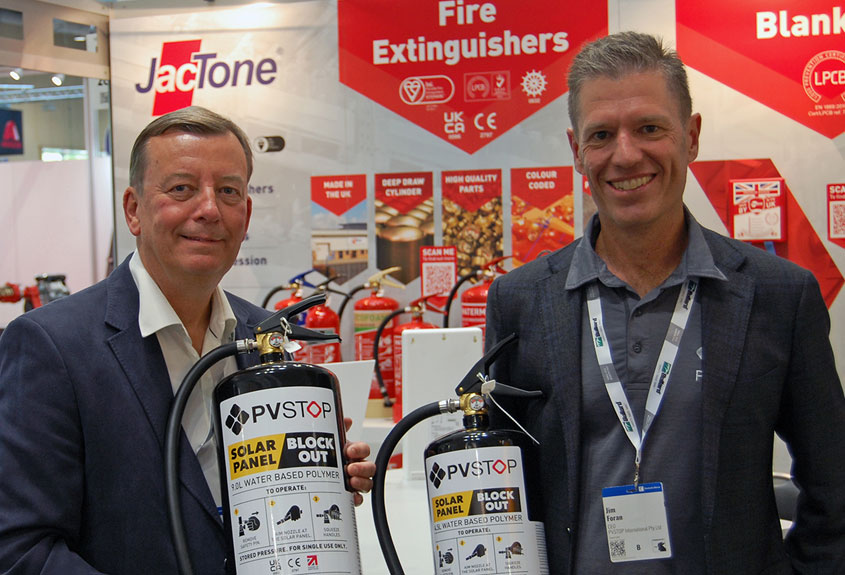 Craig Halford from Jactone Products and Jim Foran from PVStop International