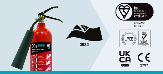 Marine Range Carbon Dioxide Fire Extinguishers