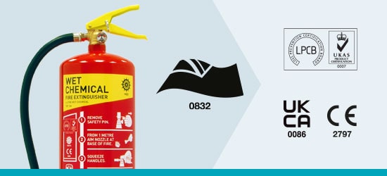 Marine Range Wet Chemical Fire Extinguishers