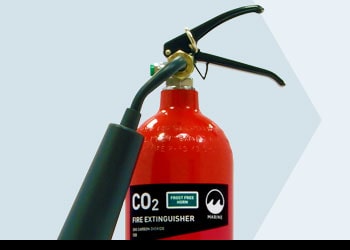 Carbon Dioxide CO2 Fire Extinguisher Jactone Marine Range