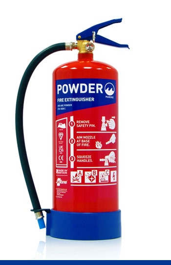 Marine Range 6kg ABC Powder Fire Extinguisher