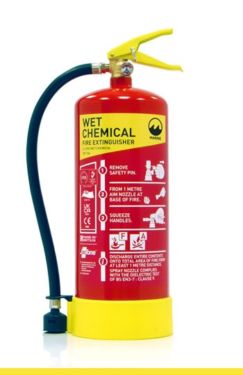 Marine Range 6 Litre Wet Chemical Fire Extinguisher