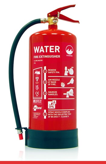 Marine Range 9 Litre Water Fire Extinguisher