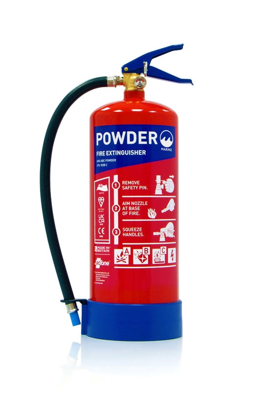 Marine Range 6kg ABC Powder Fire Extinguisher