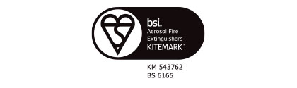 Aerosol Range Fire Extinguishers BS 6165 Certification