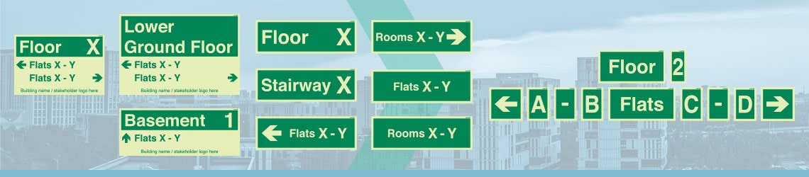 High-Rise Residential Building Wayfinding and Directional Signs