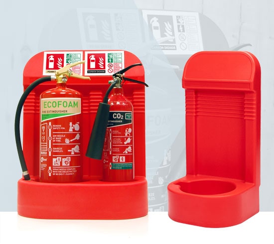 Recessed Plastic Fire Extinguisher Stands