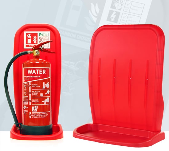 Two-piece Plastic Fire Extinguisher Stands