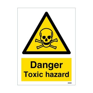 Danger Toxic Hazard Sign
