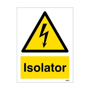 Isolater Sign