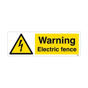 Warning Electric Fence Sign