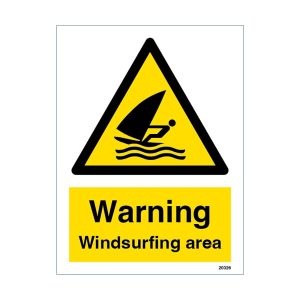 Warning Windsurfing Area