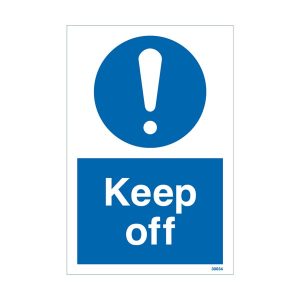 Keep Off Sign