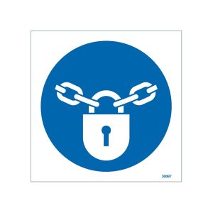 Keep Locked Symbol Sign