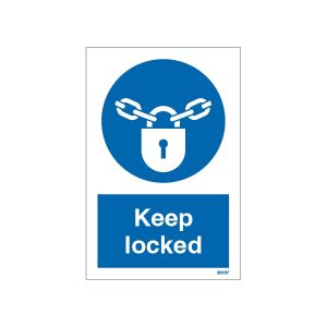 Keep Locked Sign