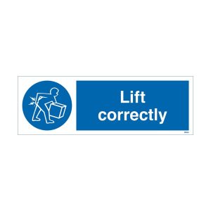 Lift Correctly Sign