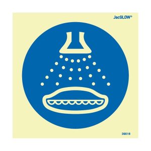 JacGLOW Photoluminescent Start Water Spray Sign