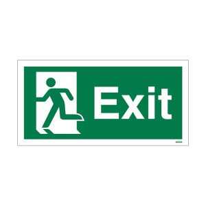 Exit Running Man Left Sign