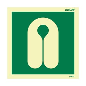 JacGLOW Photoluminescent Lifejacket Sign
