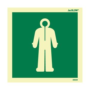 JacGLOW Photoluminescent Survival Clothing Sign