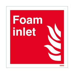 Foam Inlet Sign