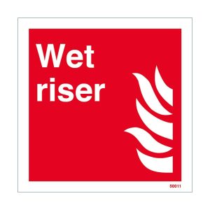 Wet Riser Sign