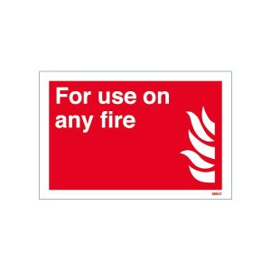 For Use On Any Fire Sign