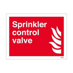 Sprinkler Control Valve Sign