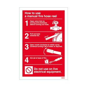 How To Use A Manual Fire Hose Reel Sign