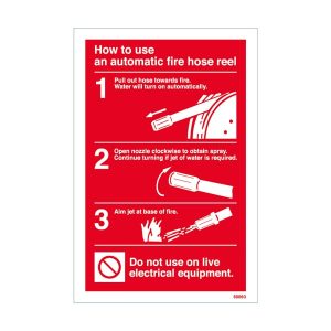 How to Use An Automatic Fire Hose Reel Sign