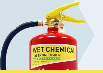 Wet Chemical Kitchen Fire Extinguishers from Jactone