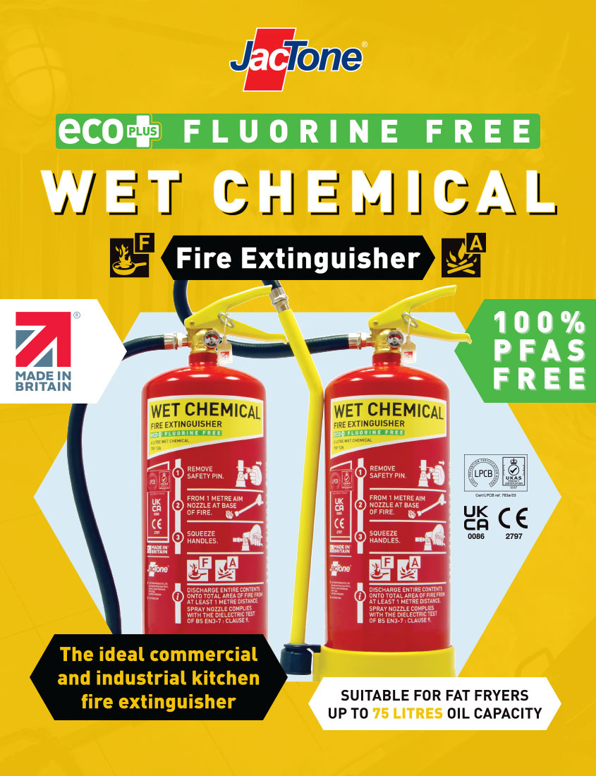 New Eco PLUS Fluorine Free Wet Chemical Fire Extinguishers