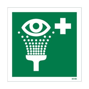 Emergency Eye Wash Symbol Sign