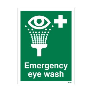 Emergency Eye Wash Sign