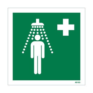 Emergency Shower Symbol Sign