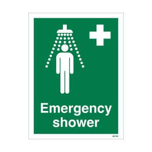 Emergency Shower Sign
